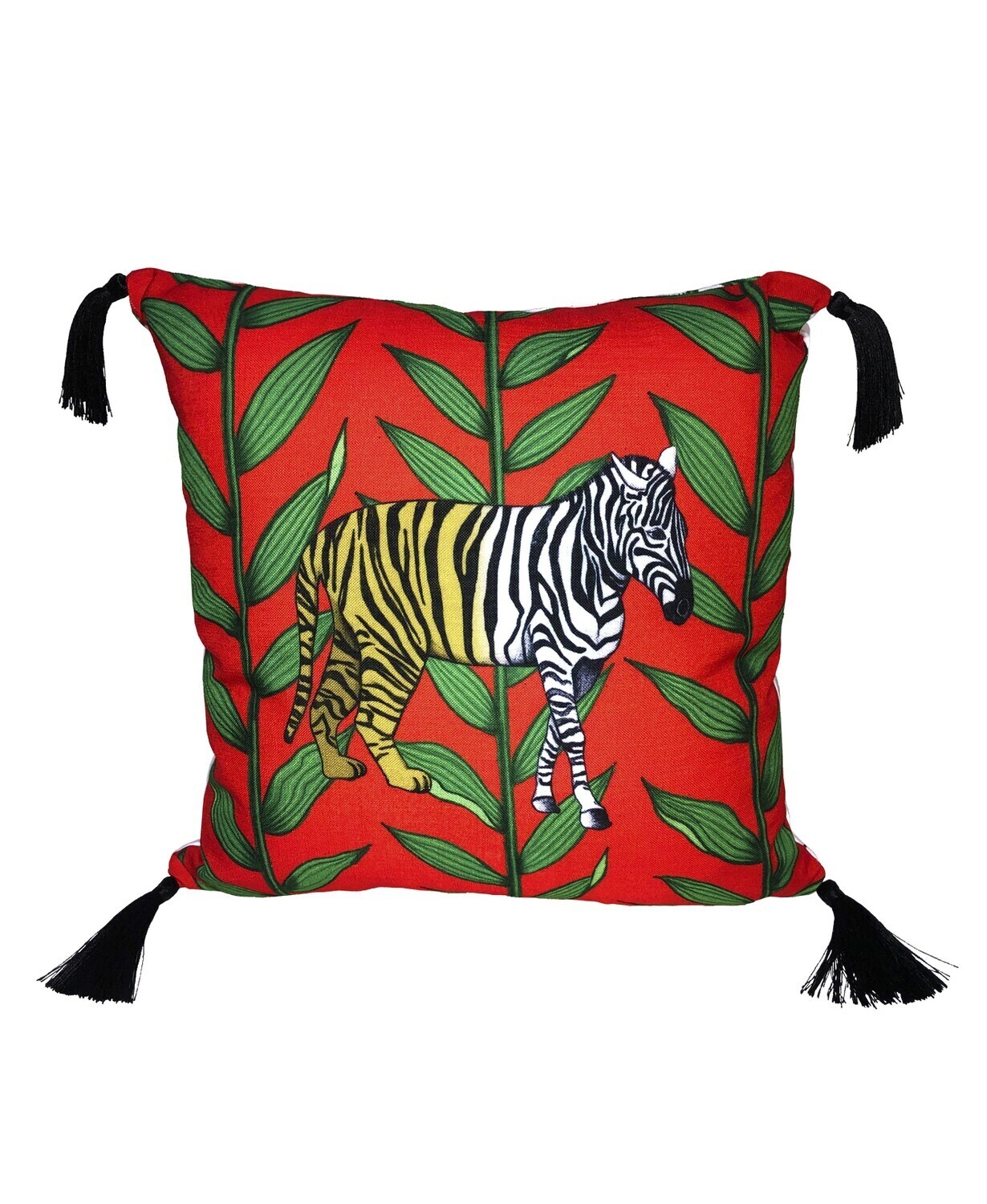 Zebriger Throw Pillow