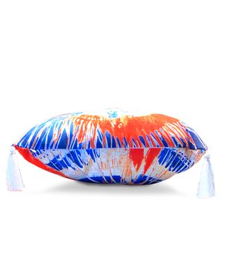 Spin Art Throw Pillow