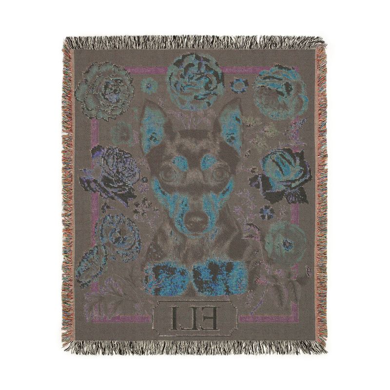 Personalized Pet Portrait Blanket