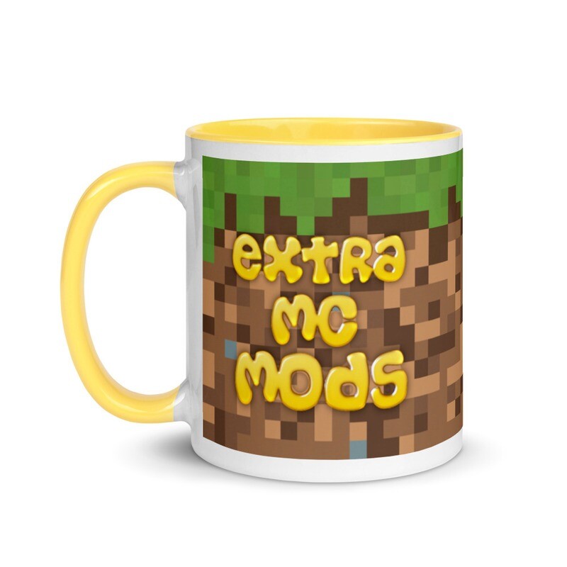 ExtraMCMods (Yellow) Mug
