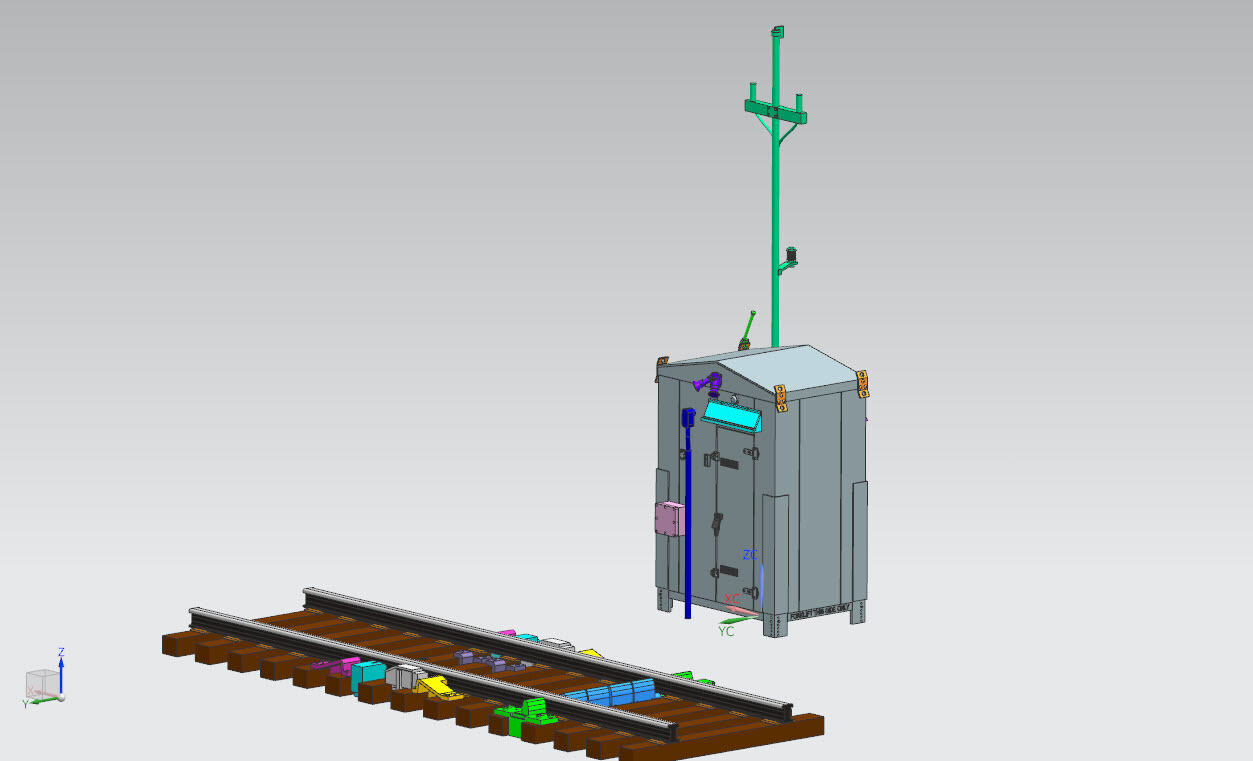 HO Scale Hot Box Detector CP Set 1 HO Scale Hot Box Detector CP Set 1