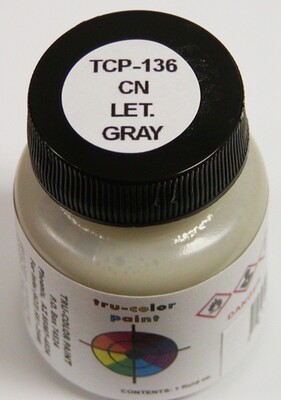 Tru-Color Canadian National Lettering Gray 1 Ounce