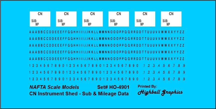 1:32 Scale CN Bungalow Decal Set #2