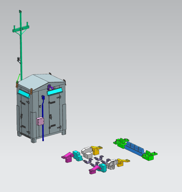 HO Scale 4' x 6' Hot Box Detector Enduron CP Version HO Scale 4' x 6' Hot Box Detector Enduron CP Version