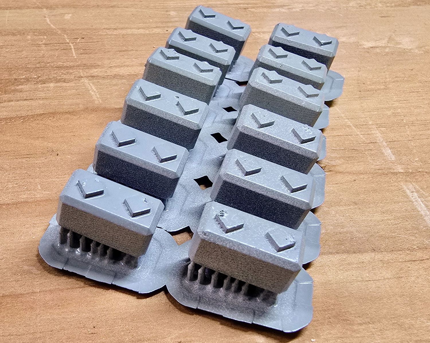 TT Scale Mega Blocks Square 45 Connectors