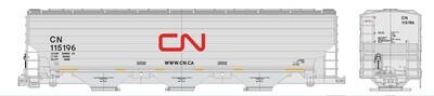 O CN Trinity 5459 CF 3 Bay Covered Hopper