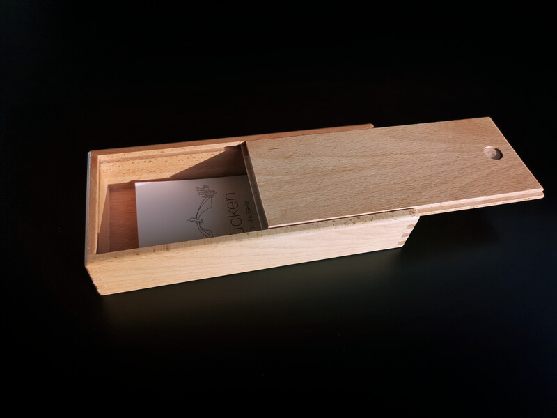 Poesie-Sammelbox aus Holz
