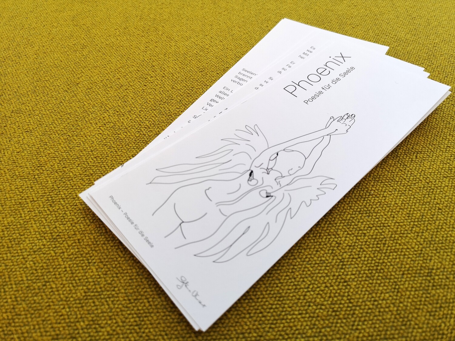 Poesie-Karten-Set &quot;Phoenix&quot;