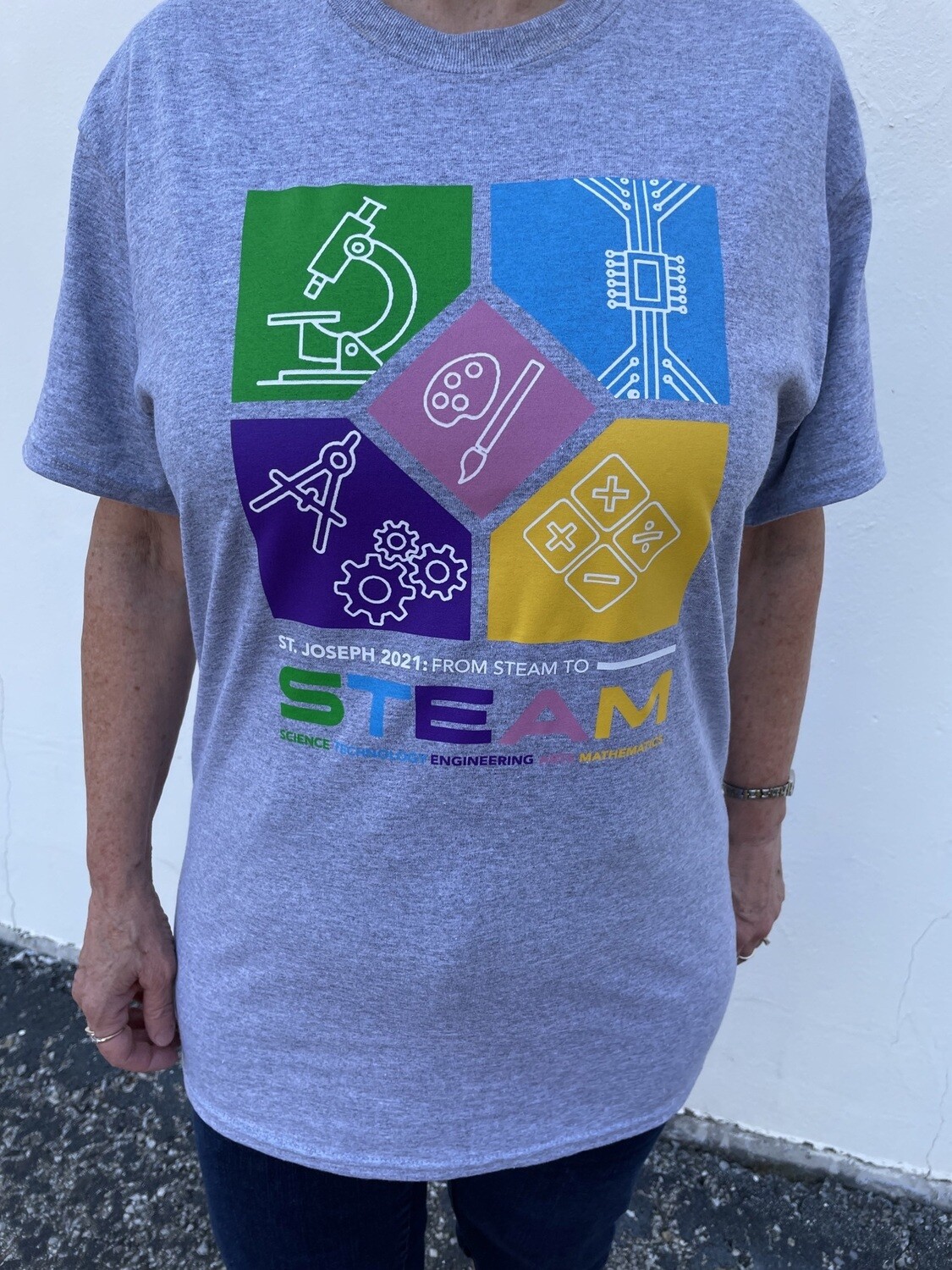 St. Joseph steam to S.T.E.A.M. Festival t-shirt