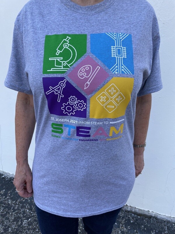 St. Joseph steam to S.T.E.A.M. Festival t-shirt