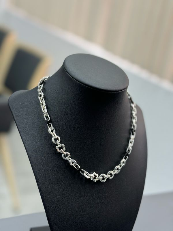 MONTBLANC SILVER / ONYX NECKLACE