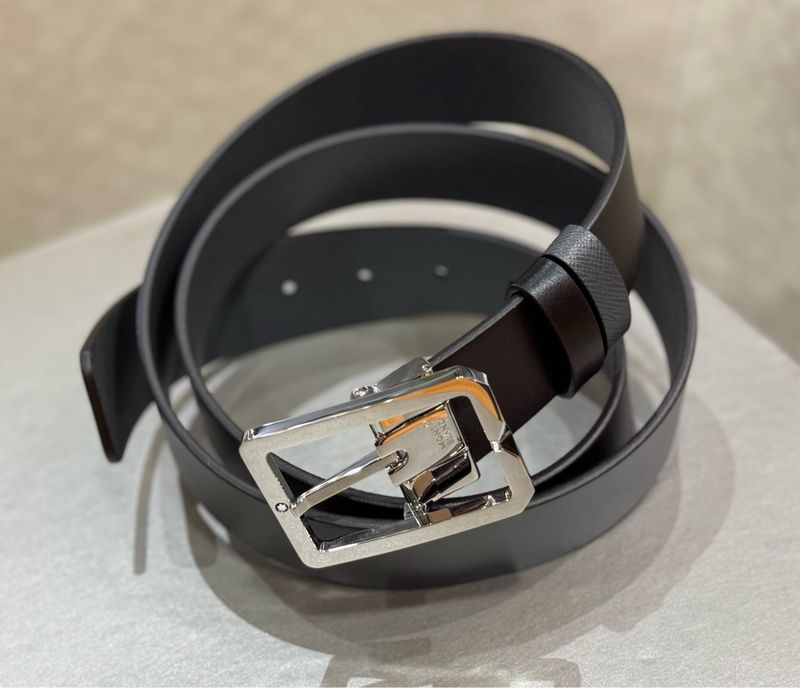 CINTURÓN MONTBLANC - LEATHER BELT REVERSIBLE 35MM