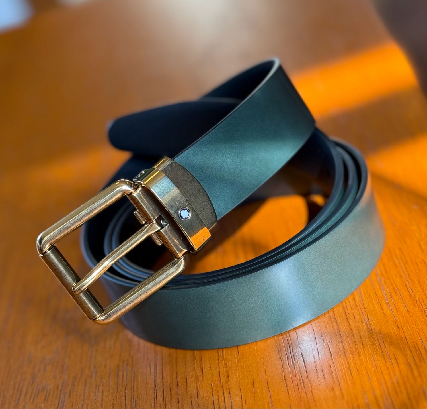CINTURÓN MONTBLANC UNISEX - LEATHER BELT REVERSIBLE 30MM