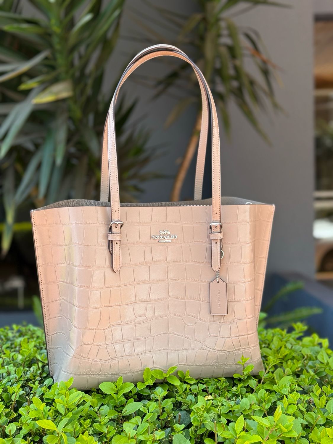 COACH TOTE LEATHER BAG