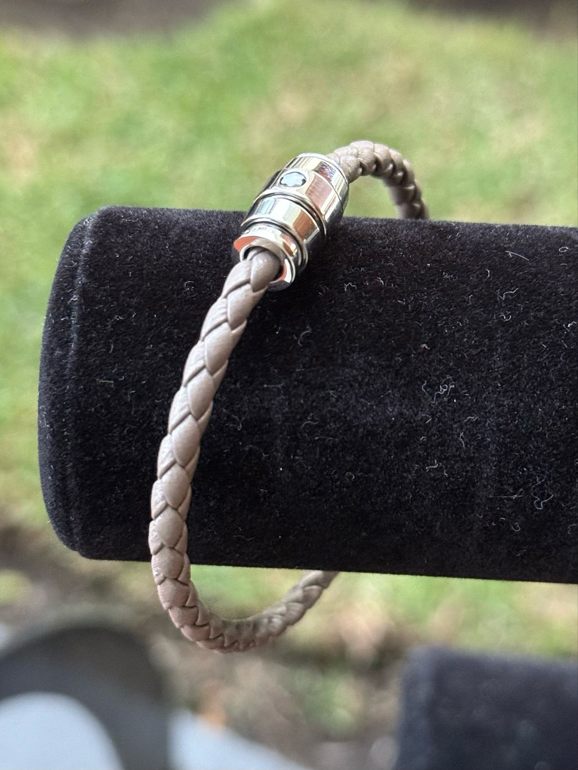 PULSERA MONTBLANC STEEL / LEATHER