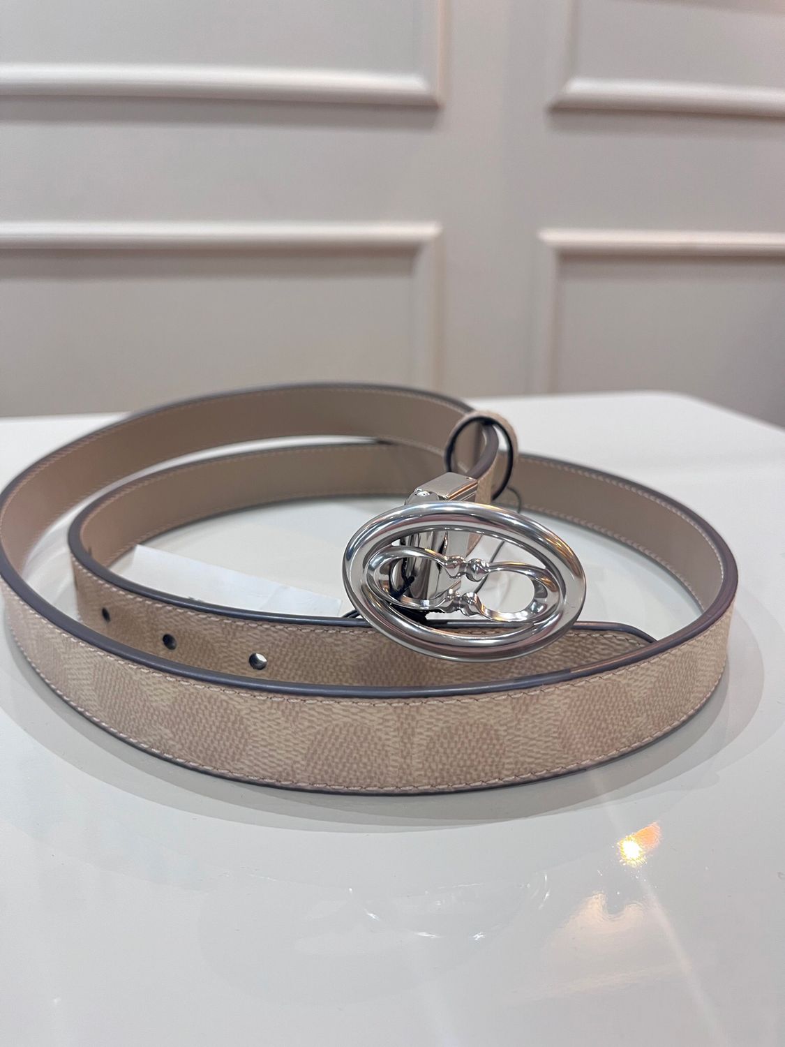 CINTURÓN COACH REVERSIBLE