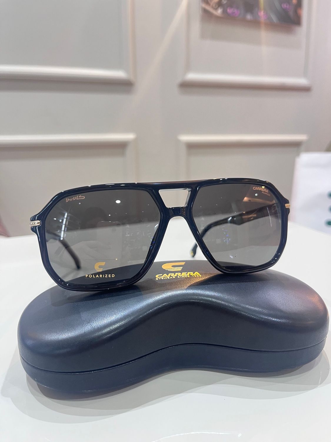 GAFAS CARRERA ROUND NEGRAS