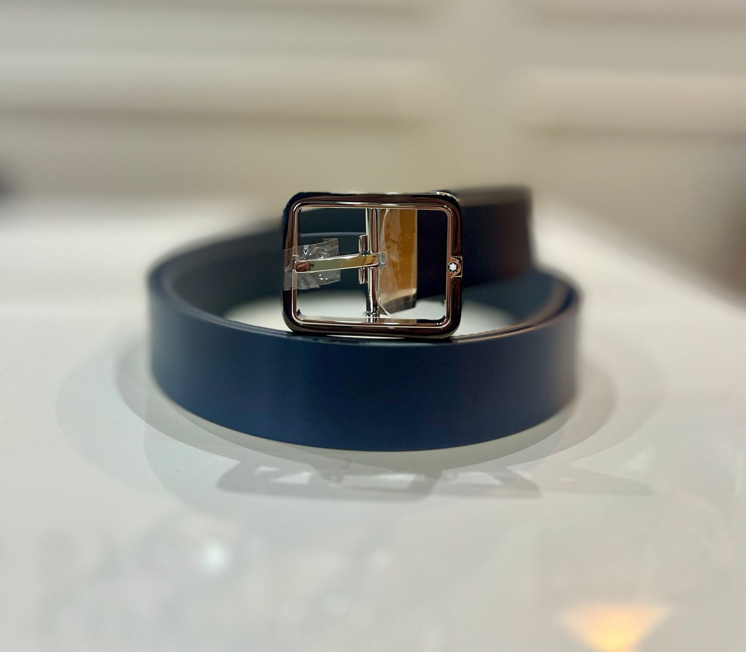 CINTURÓN MONTBLANC - LEATHER BELT REVERSIBLE 35MM