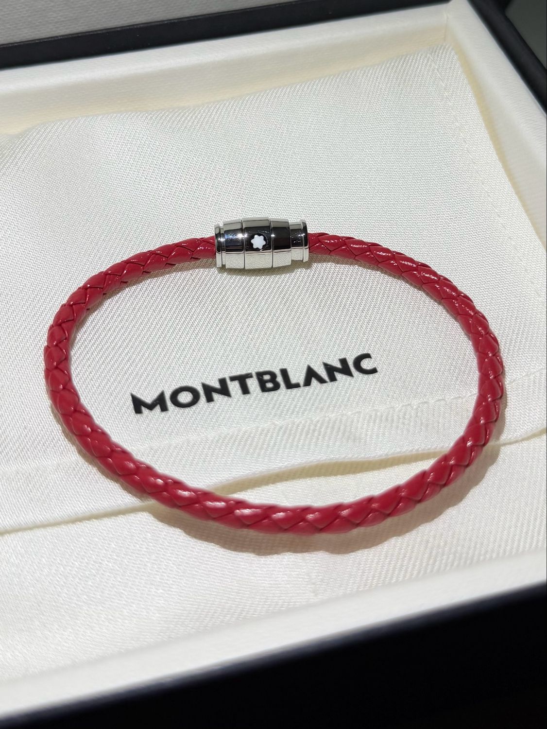 PULSERA MONTBLANC STEEL / LEATHER