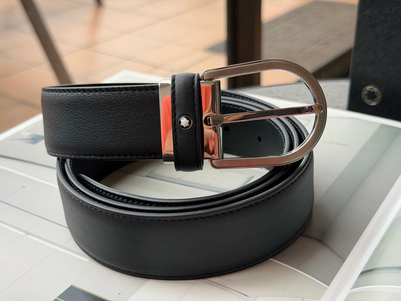CINTURÓN MONTBLANC - LEATHER SFUMATO REVERSIBLE