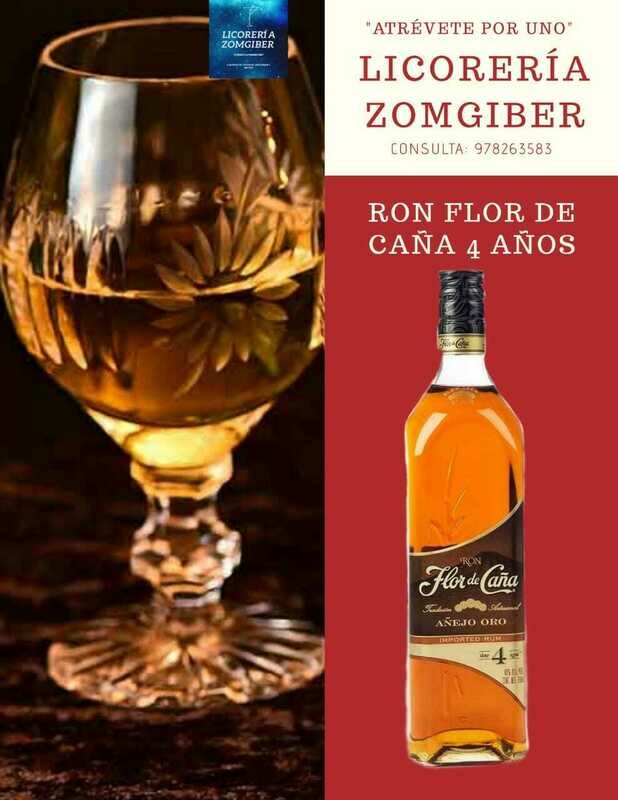 RON FLOR DE CAÑA DE 4 AÑOS