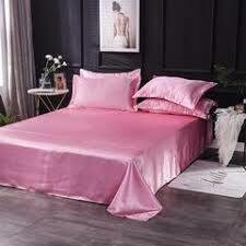 Silk Bedsheet And Pillow Cases