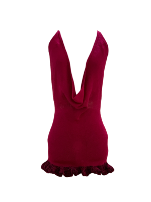 BACKLESS KNIT Dress