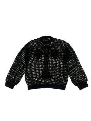 CROSS MESH Sweater