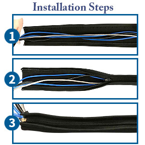 Cable Management Sleeve（4PCS）