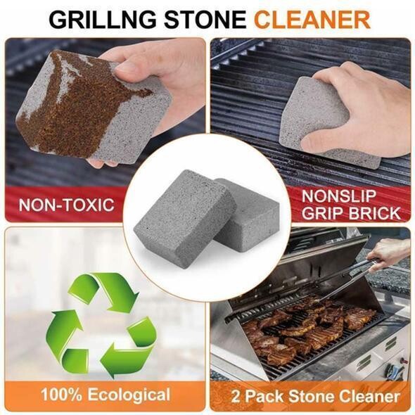 Grill Griddle Cleaning Brick Block (4 PCS)