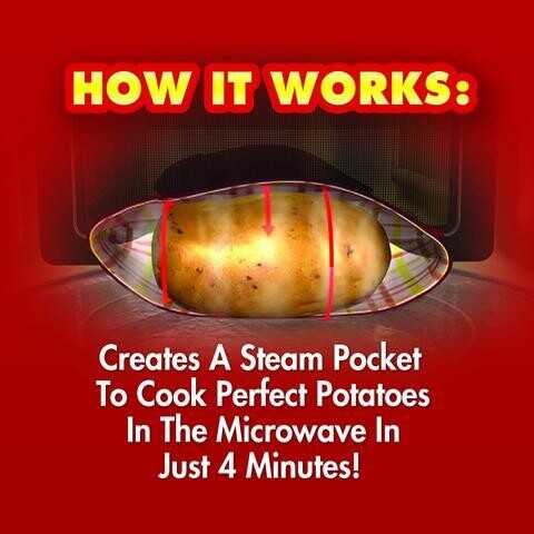 Microwave Potato Cooker Bag (3 PCS)