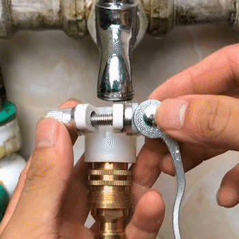 Universal 3-in-1 Brass Hose Tap Connectors Set