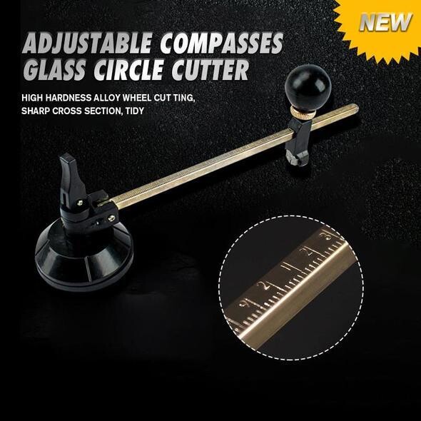 Adjustable Compasses Glass Circle Cutter