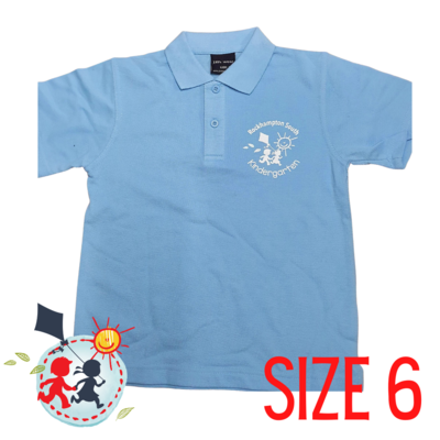 PREORDER SIZE 6 - Light Blue - Kindy Shirt