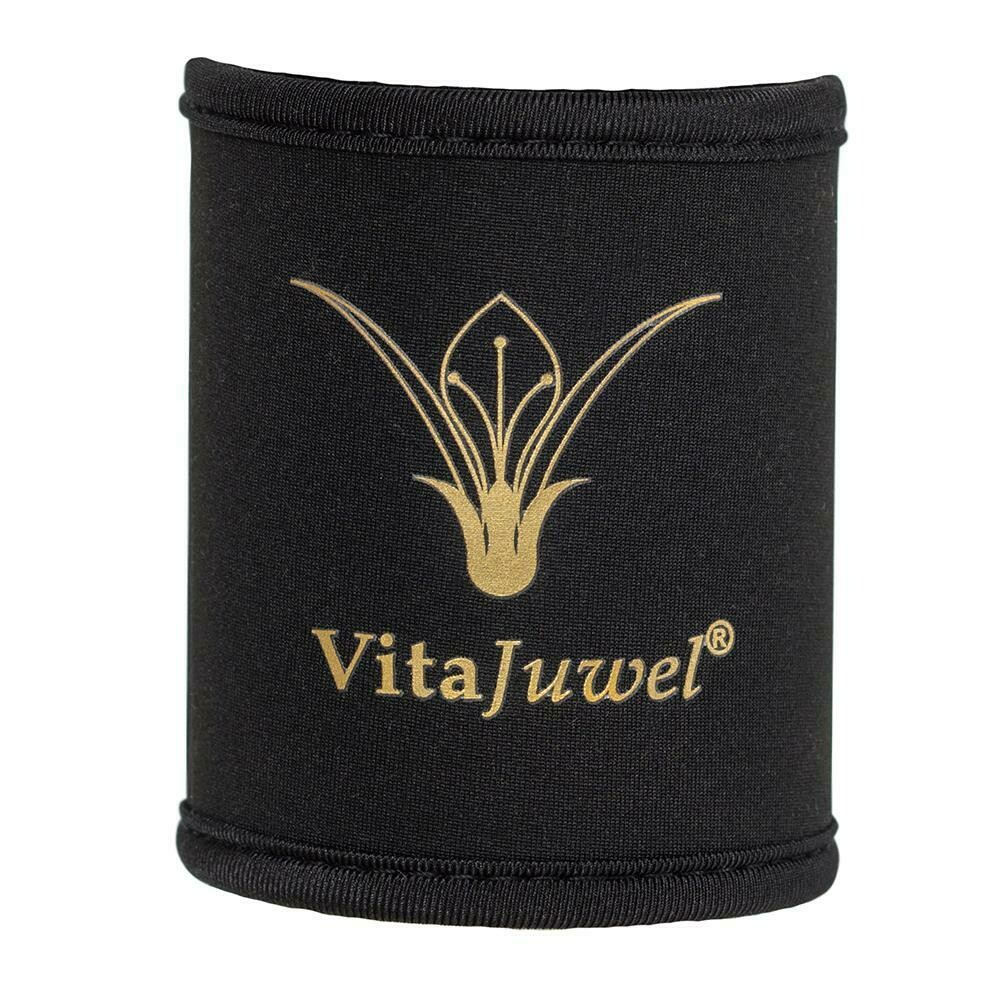 Short Neoprene HUGS Sleeve for ViA Gem Water Bottles - Black