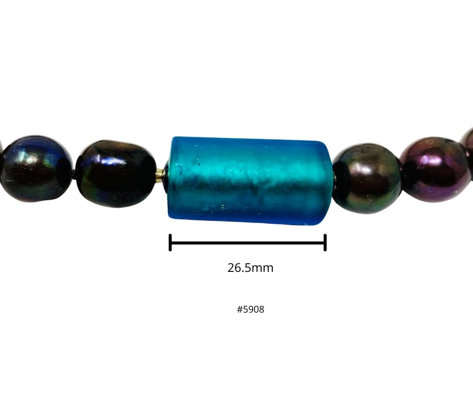 Glass Metallic Stone Clasp