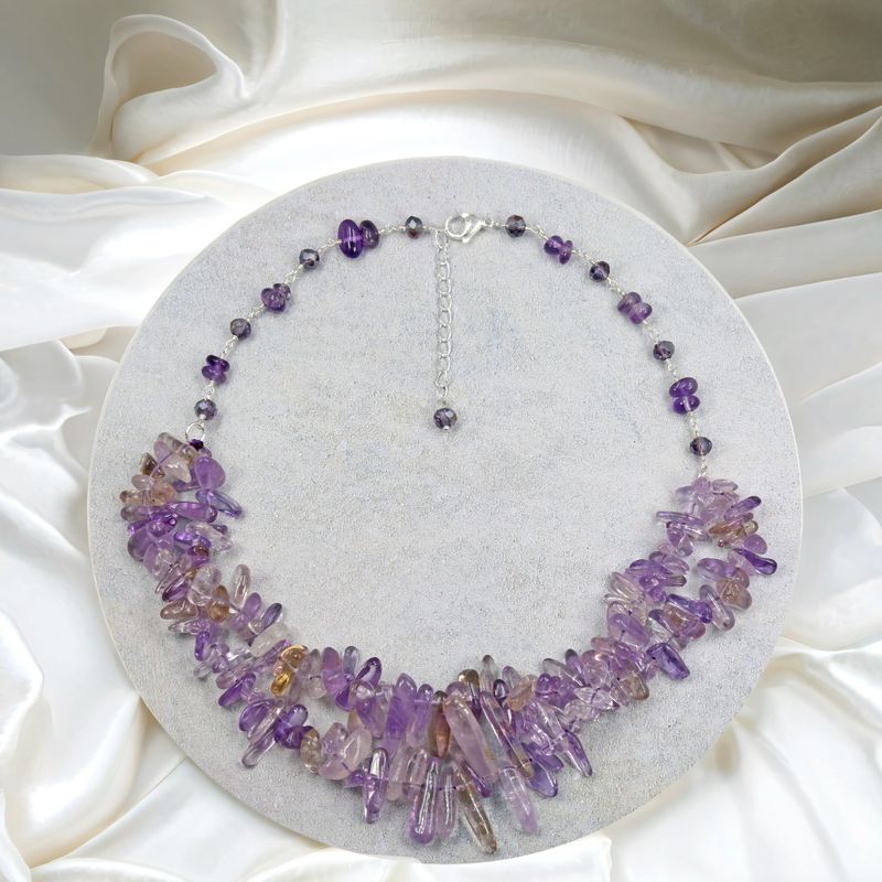 Amethyst Statement Necklace