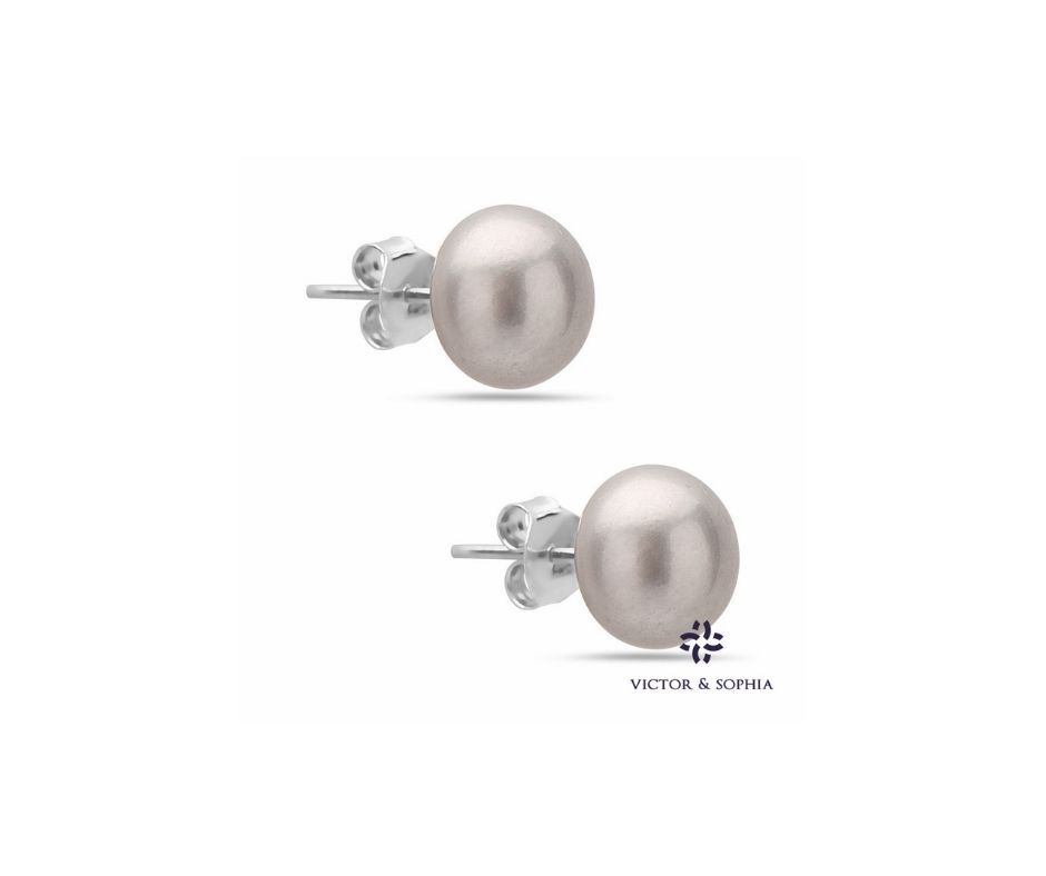 10-11mm Pearl stud earring