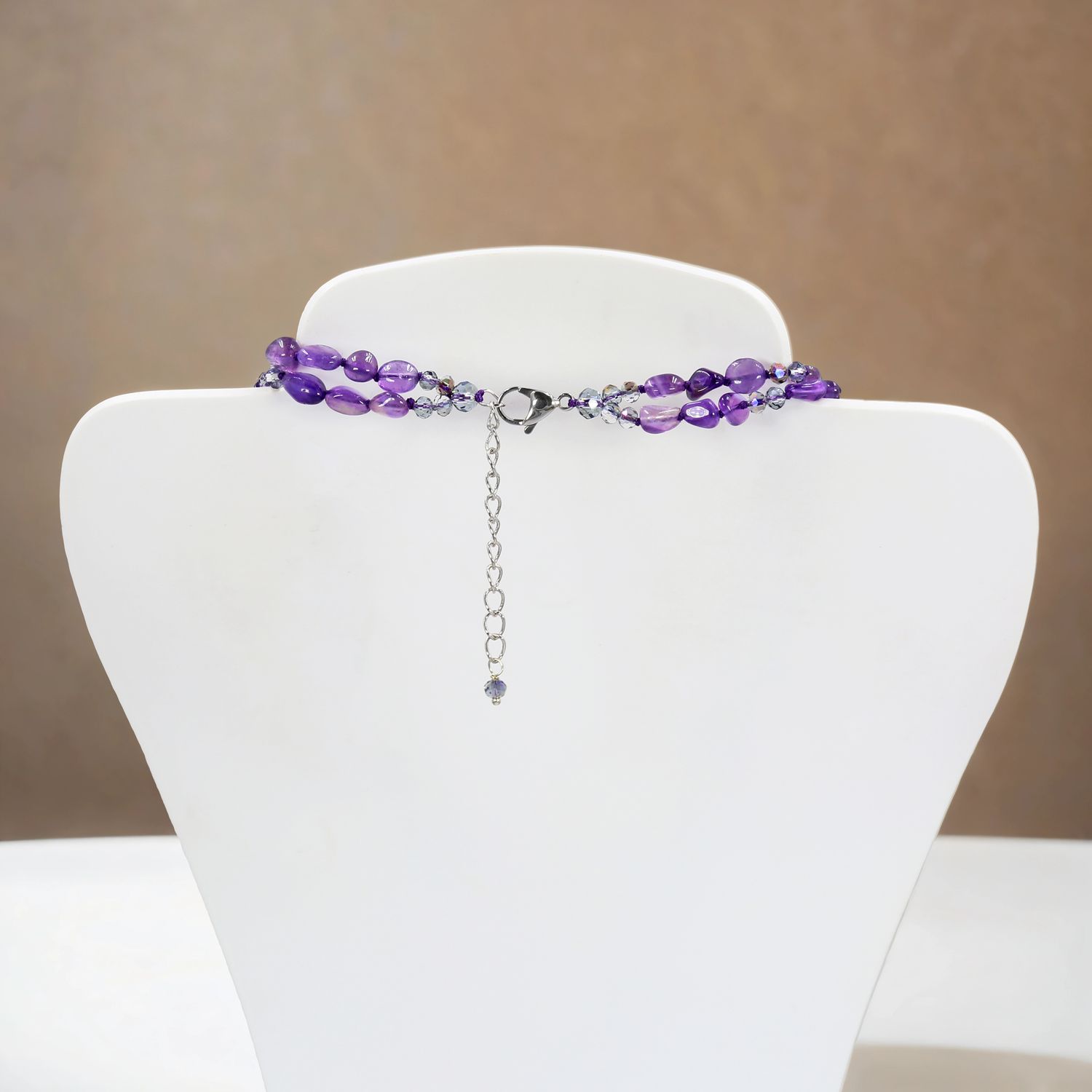 Amethyst Rose Necklace