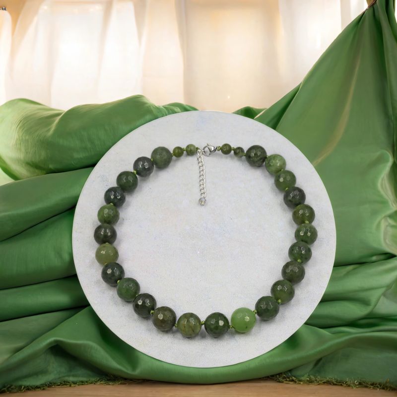 Beautiful Green Jade Necklace