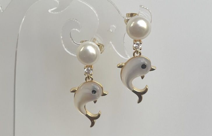 Dolphin Calf Earrings