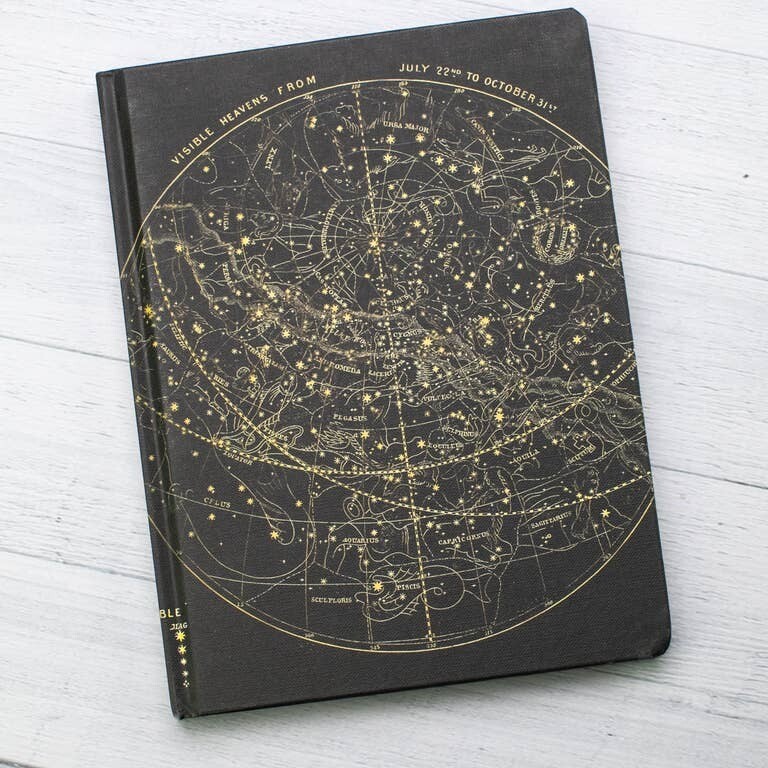 Astronomy Star Chart Hardcover w/ Lined/Grid