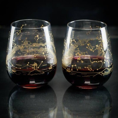 The Science of Wine Stemless Glass Set