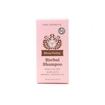 Pink Geranium Shampoo Bar