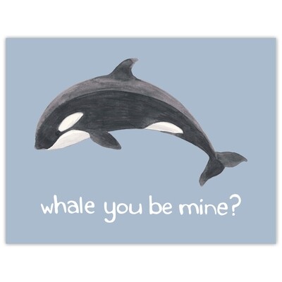 Orca Love Card
