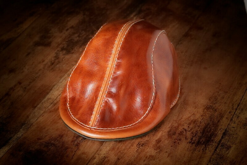 Leather Flat Cap &quot;Sasa&quot;