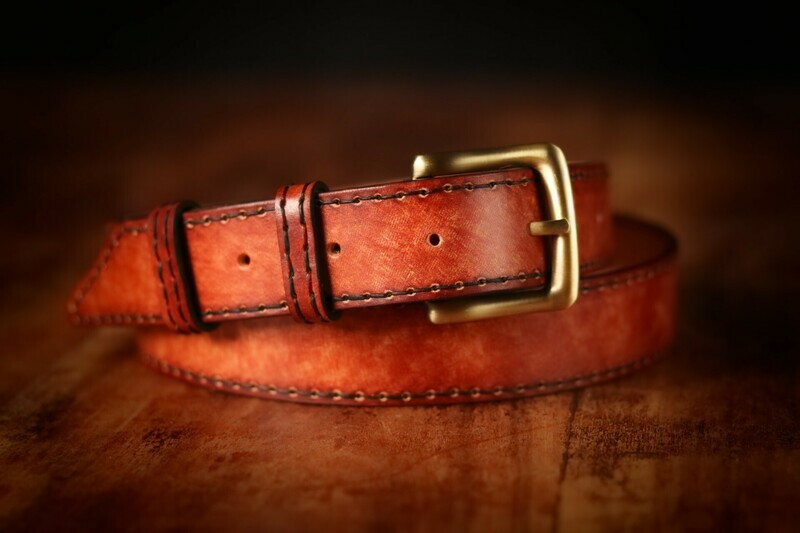 Leather belt &quot;Mirko&quot;