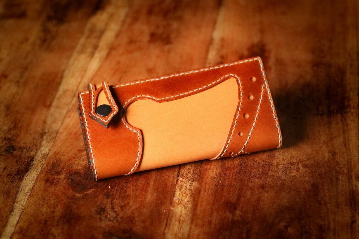 Leather wallet "Punisa"