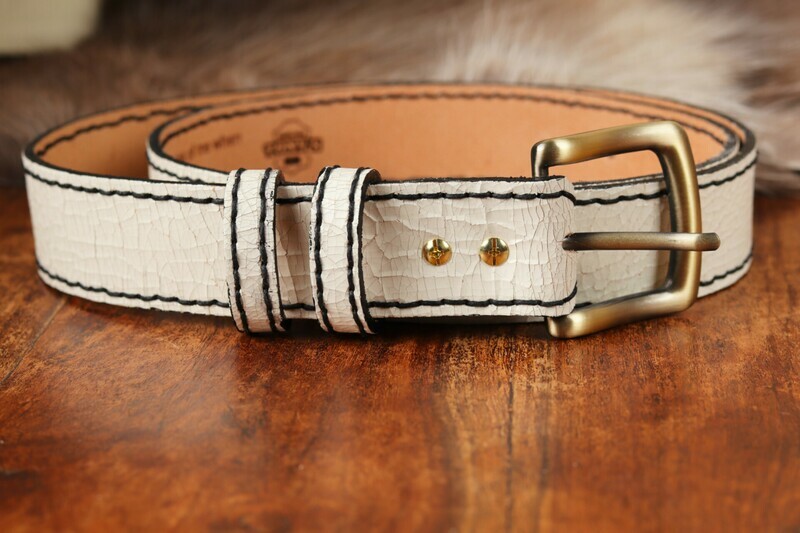 Leather belt &quot;Jeremija&quot;