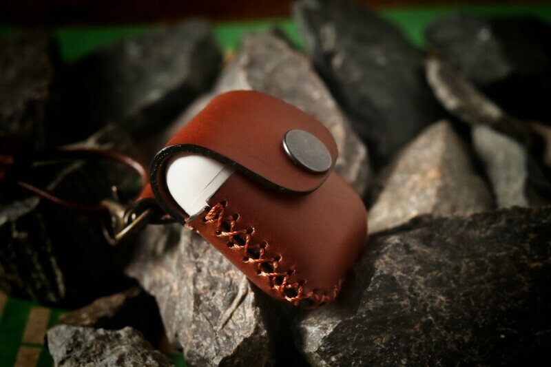 Apple AirPods  leather case  &quot;Valerija&quot;